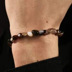 Bracelet Jourdan Boreal Argent Blanc Jade