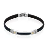 Bracelet Jourdan Cuir Bleu