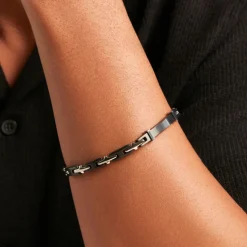 Bracelet Jourdan Halldor Acier Argenté