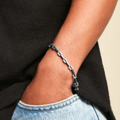 Bracelet Jourdan Iain Acier Argenté