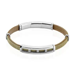 Bracelet Jourdan Kos Acier Blanc