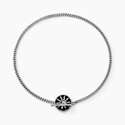 Bracelet Keenan Argent Blanc