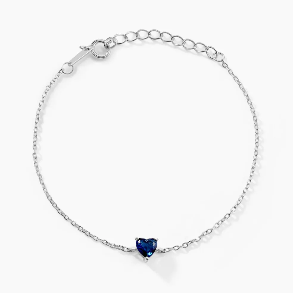 Bracelet Kelvyn Argent Blanc Oxyde