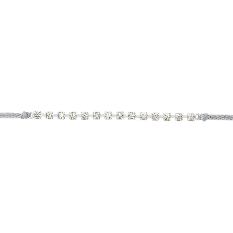Bracelet Kelynaae Argent Blanc Oxyde De Zirconium