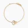 Bracelet Kimberlie Plaqué Or Jaune Oxyde De Zirconium