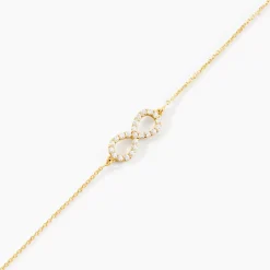 Bracelet Klothilda Or Jaune Oxyde De Zirconium
