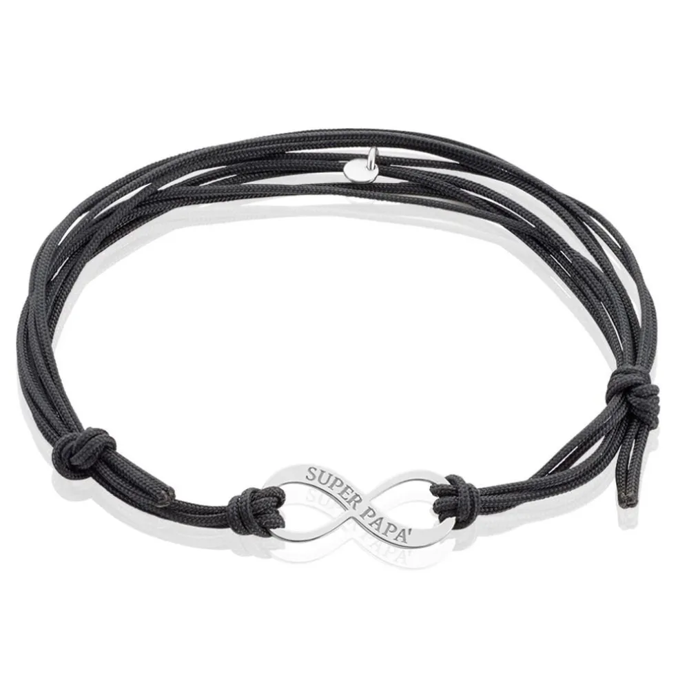 Bracelet Kwesi Argent Blanc