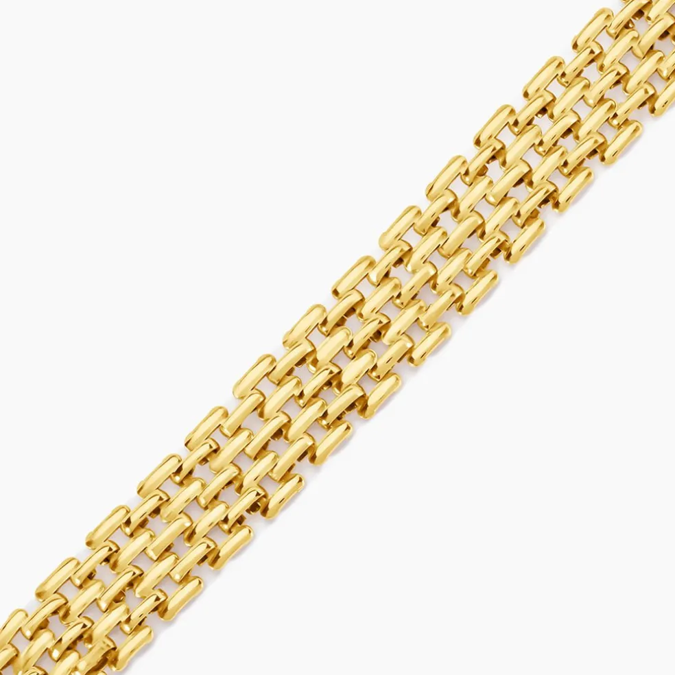 Bracelet Lady Code Acier Jaune