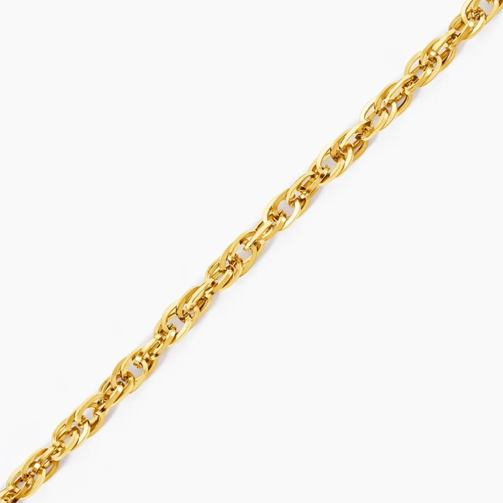 Bracelet Lady Code Acier Jaune