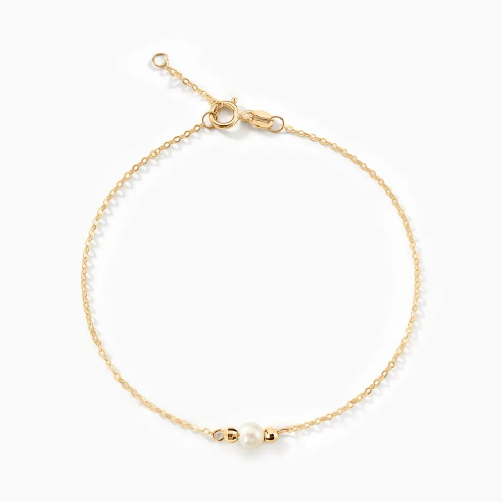 Bracelet Laetizia Or Jaune Perle De Culture