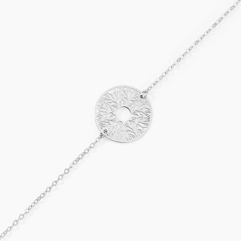 Bracelet Lauretta Argent Blanc