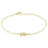 Bracelet Lehar Plaqué Or Oxyde De Zirconium