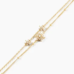 Bracelet Leila Argent Jaune Oxyde De Zirconium