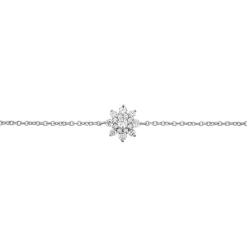 Bracelet Lorraine Argent Blanc Oxyde De Zirconium