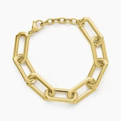 Bracelet Lyre Acier Jaune