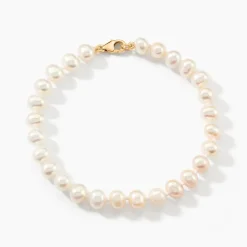 Bracelet Macy Or Jaune Perle De Culture