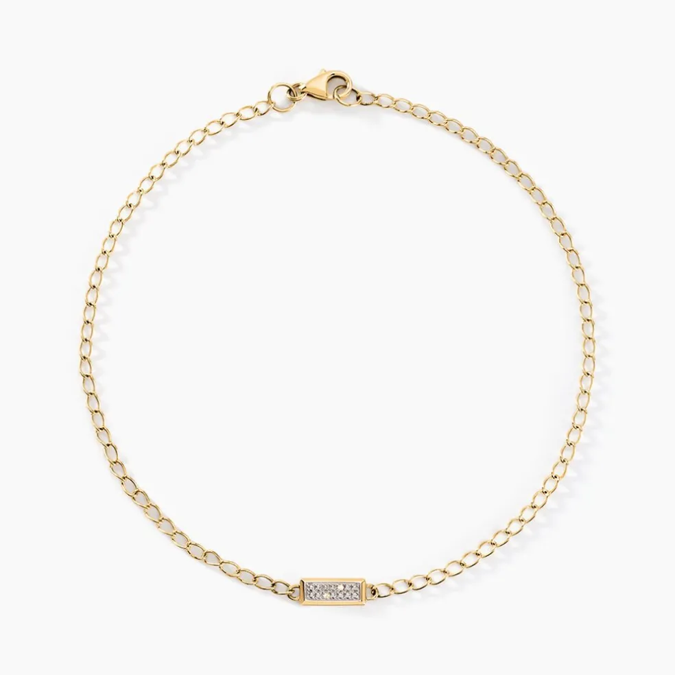 Bracelet Mahe Or Jaune Diamant