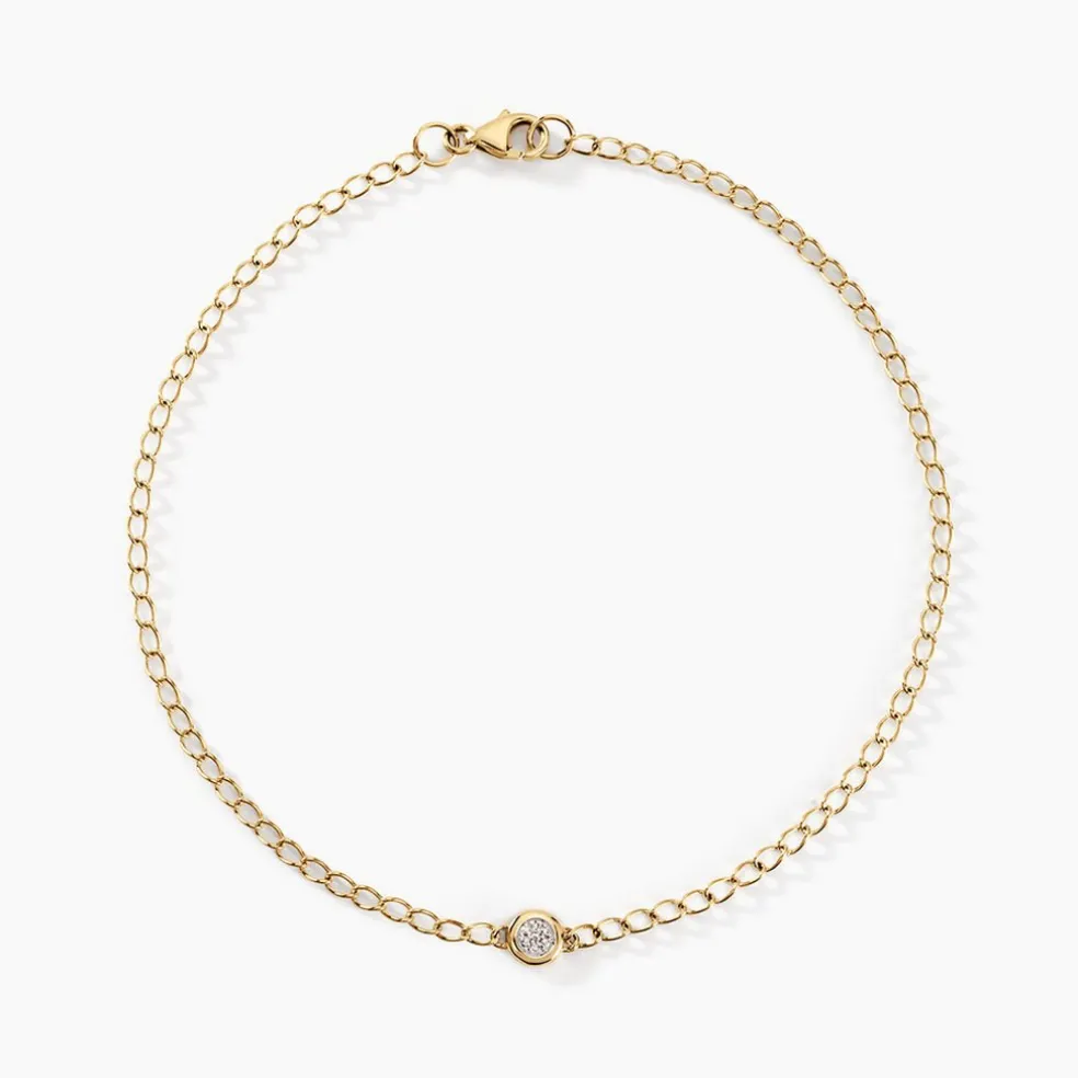 Bracelet Mahe Or Jaune Diamant