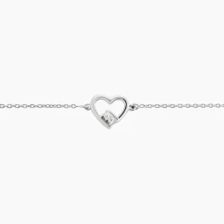 Bracelet Mahira Argent Blanc Oxyde De Zirconium