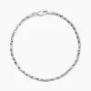 Bracelet Maille Azul Argent Blanc