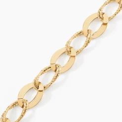 Bracelet Maille Or Jaune