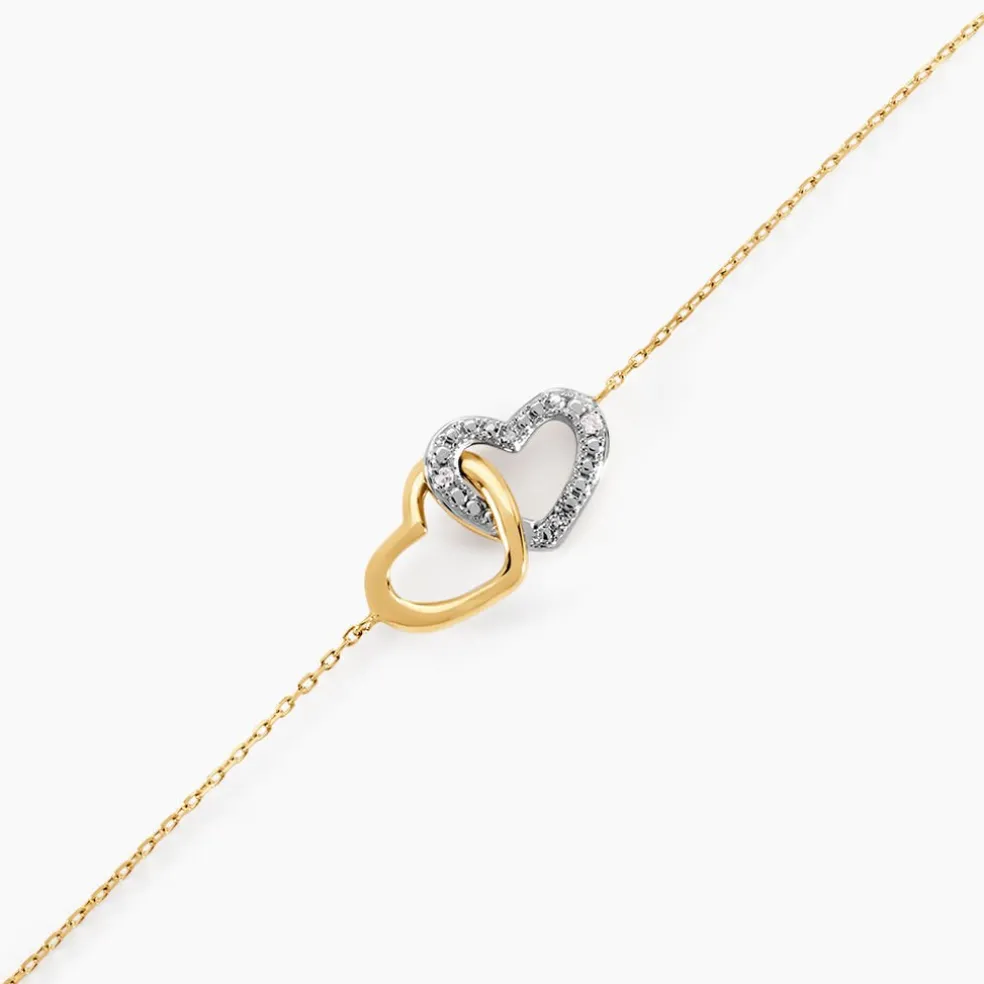 Bracelet Marciane Or Jaune Diamant
