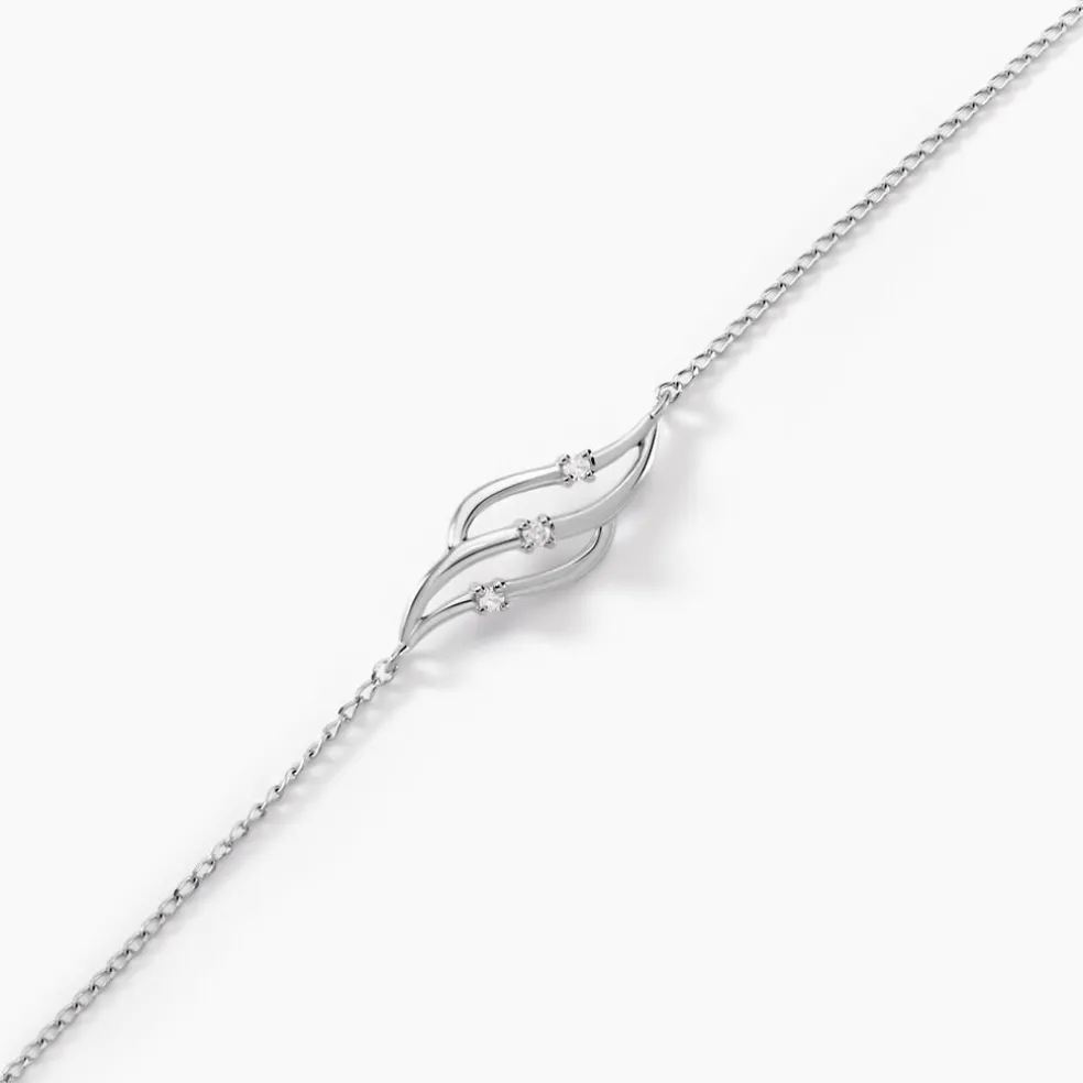 Bracelet Marnie Or Blanc Diamant