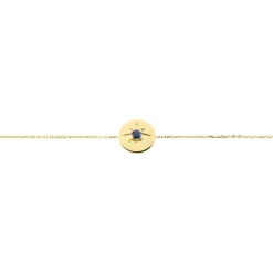 Bracelet Melchior Or Jaune Saphir