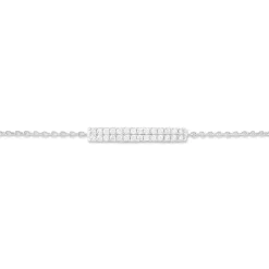 Bracelet Melineeargent Blanc Oxyde De Zirconium
