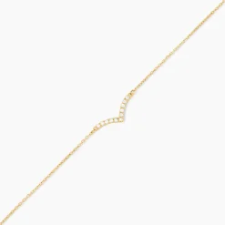 Bracelet Mohini Or Jaune Oxyde De Zirconium