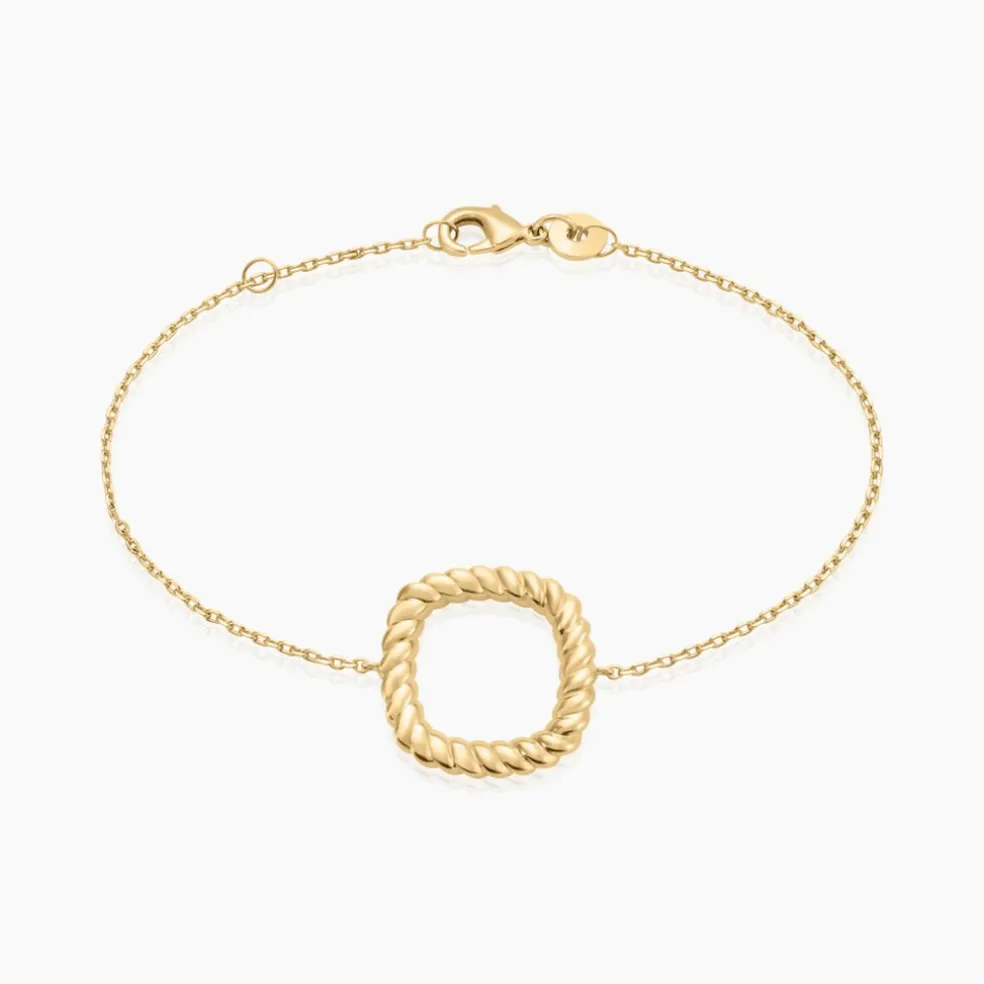 Bracelet Monifa Plaque Or Jaune