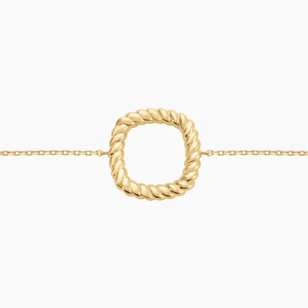 Bracelet Monifa Plaque Or Jaune