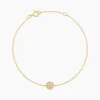 Bracelet Nadzeija Or Jaune Oxyde De Zirconium