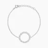 Bracelet Nevada Argent Blanc Oxyde De Zirconium