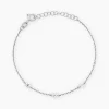 Bracelet Noha Argent Blanc Oxyde De Zirconium