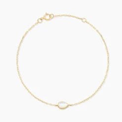 Bracelet Ondée Or Jaune Nacre