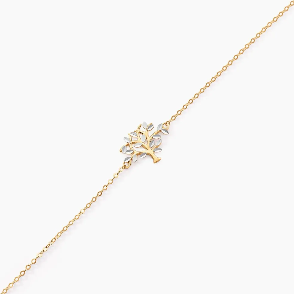 Bracelet Or Bicolore Fragaria