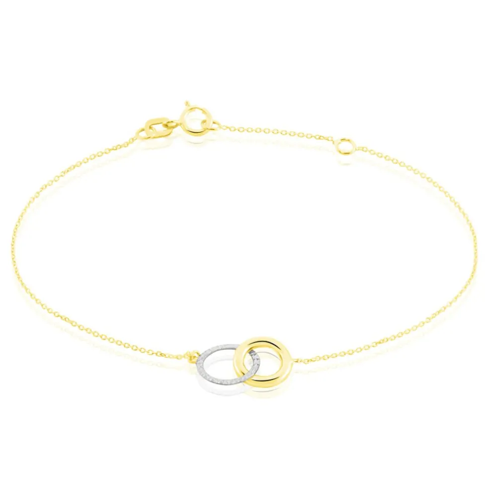 Bracelet Or Bicolore Gontrania