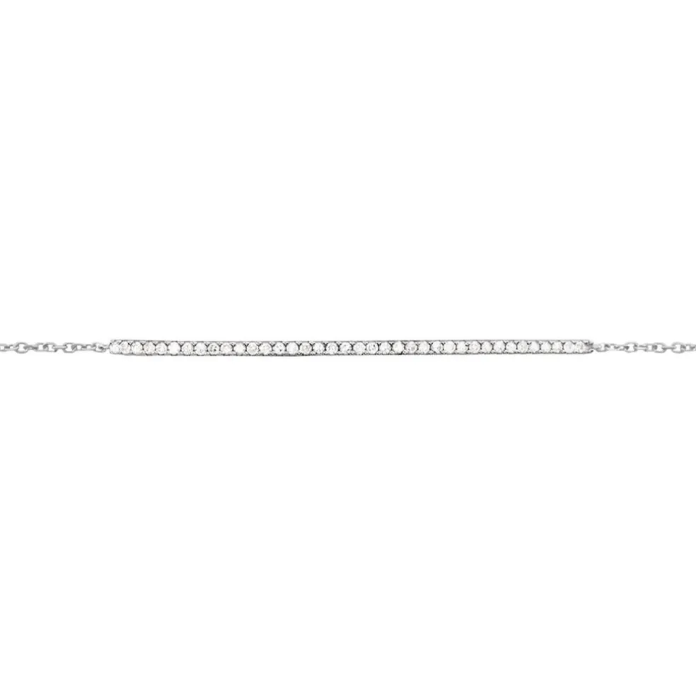 Bracelet Or Blanc Nalania Diamant