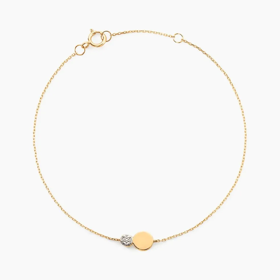 Bracelet Or Jaune Abihu Diamants