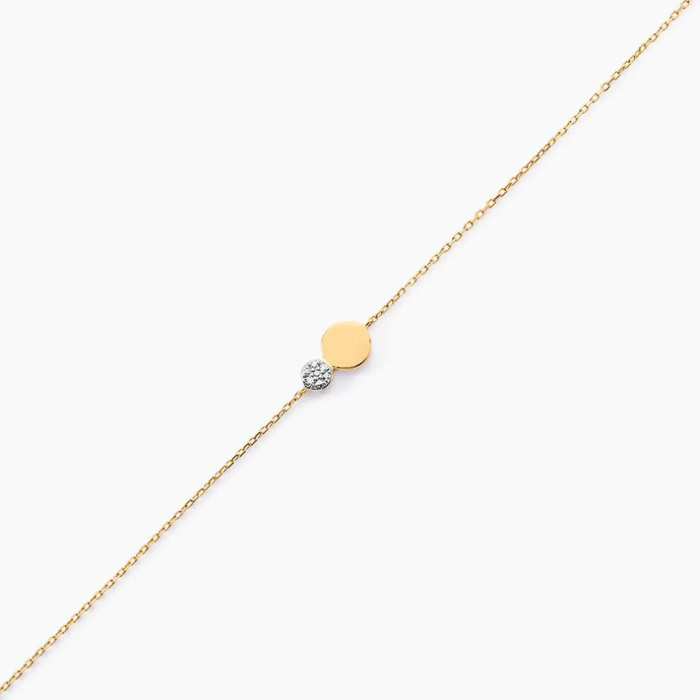 Bracelet Or Jaune Abihu Diamants