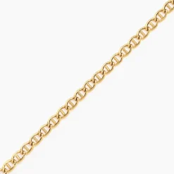 Bracelet Or Jaune Capucin Maille Marine