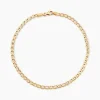 Bracelet Or Jaune Capucin Maille Marine