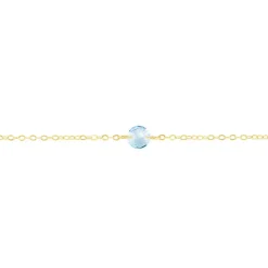 Bracelet Or Jaune Emilee Oxyde De Zirconium