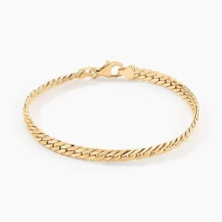 Bracelet Or Jaune Izel Maille Anglaise