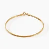 Bracelet Or Jaune Izel Maille Anglaise