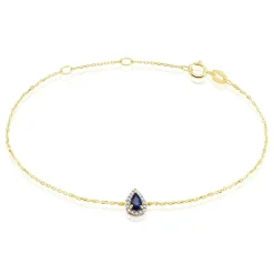 Bracelet Or Jaune Juliettina Saphir