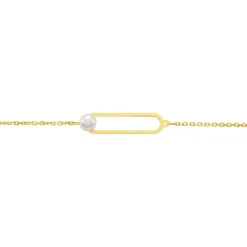 Bracelet Or Jaune Lucasta Perle De Culture