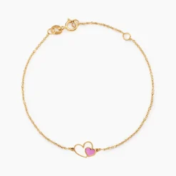 Bracelet Or Jaune Mai Lan Smalto