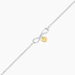 Bracelet Or Jaune Oxyde De Zirconium